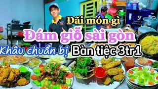 Món ăn ngon đãi tiệc Cua sữa Hoàng kim  Tôm rang muối hông Kông. Gỏi Bò hoa chuối nhiều món hấp dẫn