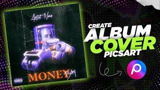 How To Make Album Cover In PicsArt | Make Cover art in Android | Like Photoshop