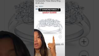 ‼️ Diamond Engagement Rings for under $1000!  #deal #costco #ring #wedding #bride #engagement