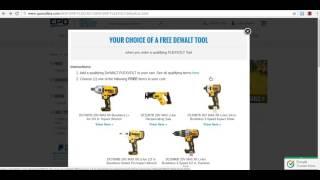 Amazing DeWalt Flex Volt Deal at CPO Outlets