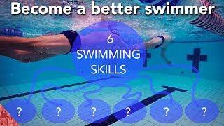 SwImming skills. 6 Hacks for a long successful swim career. How to swim faster.