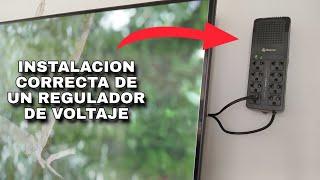 COMO INSTALAR UN REGULADOR DE VOLTAJE EN LA PARED