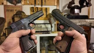 110 year old M1911 vs a new M1911! Springfield Armory