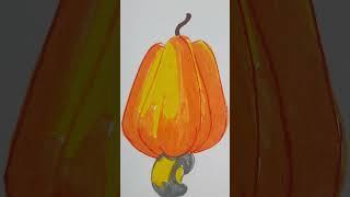 #Shorts #Cashew #Apple #Drawing #kids Cute videos in Shorts