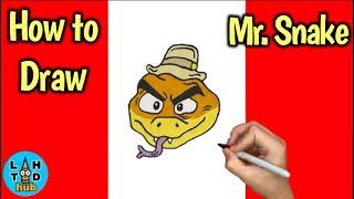 How to Draw Mr. Snake | The Bad Guys Art Lesson