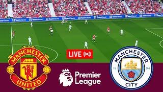 [LIVE] Manchester United vs Manchester City Premier League 24/25 Full Match - Video Game Simulation