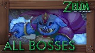 Zelda Four Swords Adventures - All Bosses (No Damage)