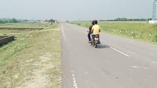 Agra Expressway service lane।। Lucknow।।