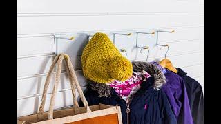 Hat and Coat Rack | Part of the Garageflex Wall Storage Solutions Range