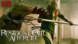 Alice And Claire Versus The Zombie Axeman | Resident Evil: Afterlife | Creature Features