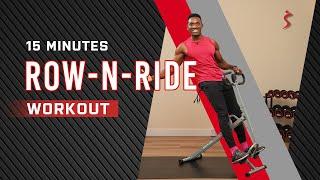 15 Min ROW N RIDE Lower Body Workout | HIIT