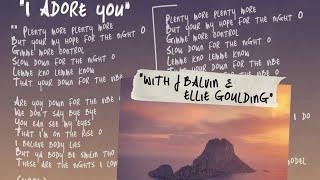 HUGEL & J Balvin & Ellie Goulding & Topic & Arash - I Adore You (feat. Daecolm) [Official Audio]