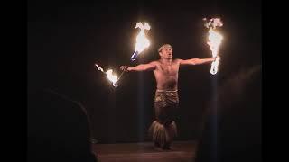 KAP Te'o Tafiti Fireknife Performance Polynesian Cultural Center 2002