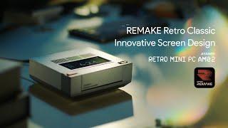 AYANEO Retro Mini PC AM02 - REMAKE Retro Classic, Innovative Screen Design