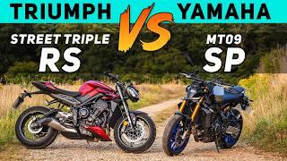 2024 Yamaha MT09-SP VS Triumph Street Triple RS | Triple Showdown!