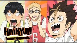 Haikyu!! Season 1 Funny Moments!