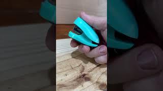 How to strip a wire with a stapler #shorts