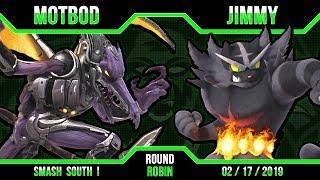 Smash South I - Motbod (Ridley) vs. Jimmy (Incineroar, Piranha Plant) | Round Robin Pools