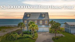 $2.4 MILLION DOLLAR OCEANFRONT HOUSE TOUR PONTE VEDRA BEACH FL