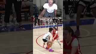 Bro snatched his ankles  #basketball