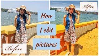 How I edit my Instagram pictures | with Ishanki Tiwari