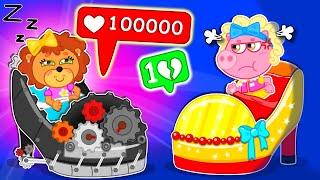 Liam Family USA | Rich Unpopular vs Broke Popular Incredible Bed | Family Kids Cartoons