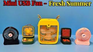 Mini Desktop Fan Humidifier - Air Conditioner Water Spray Fashion Fan | Unboxing And Review-Fan toys