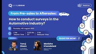 From Pre-sales to After-sales: How to conduct Customer Surveys in the Automotive Industry?