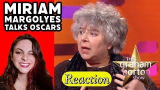 MIRIAM MARGOLYES Talks Oscars - The Graham Norton Show - REACTION!