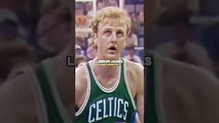 Could Larry Bird Beat Lebron James 1 on 1?  #shorts