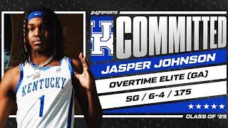 WATCH: 5-star SG Jasper Johnson commits to the Kentucky Wildcats | LIVE COMMITMENT