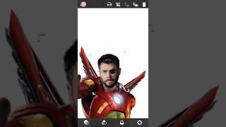 Iron Man + Thor + Hulk | Fusion Art #shorts #fusionart