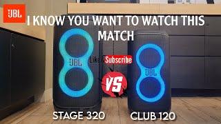 JBL Stage 320 vs JBL Club 120 - Bass showdown