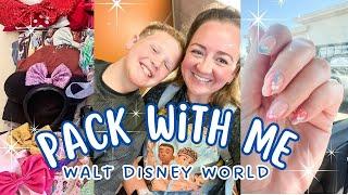 PACK WITH ME TO WALT DISNEY WORLD | Must Haves to Visiting Walt Disney World | Detailed Pack with Me