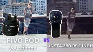 Pivo Pod for Inline Skating: Pivo Pod vs Insta 360 RS 1 Inch