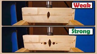 Can drilled holes make your beam stronger?