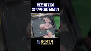[알디자동화] 생우럭절단기