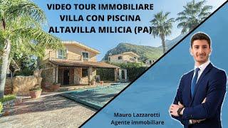 Villa con piscina in vendita ad Altavilla Milicia (Pa) I Mauro Lazzarotti I Tour immobiliare