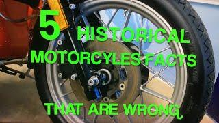 5 Historic Motorcycle facts that are actually Wrong