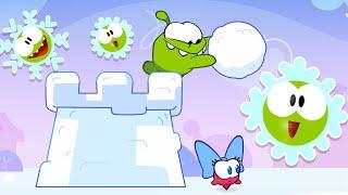 Snowy Fun with snow monsters ️️| Om Nom Stories: Songs & Full episodes! | Monster Cartoon for Kids