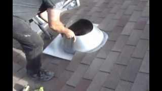 How to Install a Chimney Pipe Roof Flashing