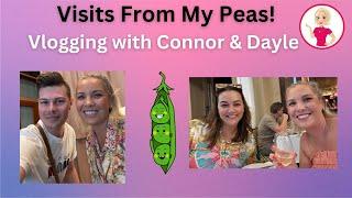 Visits From My Peas! Vlogging with @THECLOSETbyConnor and @DaylesAddiction