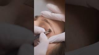 full tutorial for powder brows procedure up on youtube! #powderbrows #pmu #eyebrows #ombrebrows