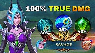 KARINA 100% TRUE DAMAGE BUILD!! (KARINA BEST BUILD) - MLBB