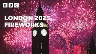 Happy New Year!  | London Fireworks 2025  - BBC