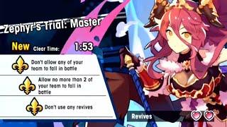 Dragalia Lost - Trials of the Mighty | Zephyr's Trial: Master (Solo) [Full Clear]