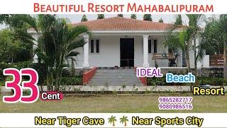  1318BEAUTIFUL FARMHOUSE FOR SALE CHENNAI ECRMAHABALIPURAM RESORT IDEAL BEACH RESORT  MR.ASHI