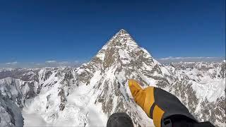 Exclusive video of Paragliding at k2 by famous paraglider  Tom De DorlodotHoracio Llorens