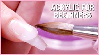 Acrylic Nail Tutorial - How to apply Acrylic for Beginners