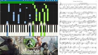 ArcheAge - Gweonid Theme [Piano Transcription]